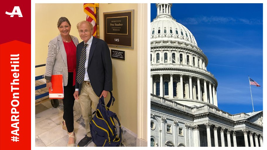 AARP Minnesota (@aarpmn) on Twitter photo Thanks to <a href="/RepPeteStauber/">Pete Stauber</a>'s office for meeting with our volunteer State President Jim Scheibel and State Director <a href="/cathymcleer/">Cathy Corkill McLeer</a> on issues that matter to the 50+ and their families. #AARPOnTheHill Thanks to <a href="/RepPeteStauber/">Pete Stauber</a>'s office for meeting with our volunteer State President Jim Scheibel and State Director <a href="/cathymcleer/">Cathy Corkill McLeer</a> on issues that matter to the 50+ and their families. #AARPOnTheHill