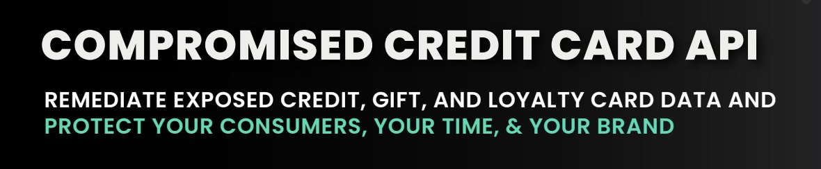 ANNOUNCING: <a href="/spycloudco/">SpyCloud</a>'s Compromised Credit Card API. With this new API, credit, gift and loyalty card-issuing organizations can now prevent #fraud before it happens with active monitoring and remediation of compromised card data. 

Learn more today at bit.ly/3zuzrgE.