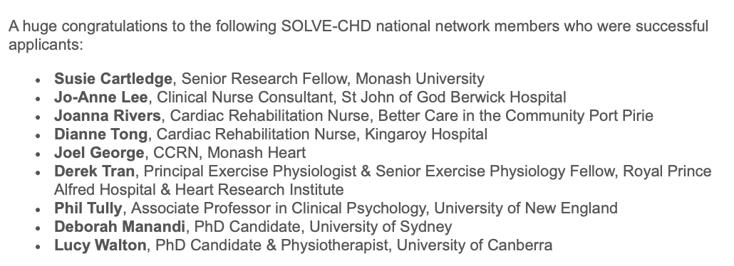 ❤️SOLVECHD❤️ (@solvechd) on Twitter photo Huge congrats to all the #SOLVECHD <a href="/ACRAASM/">ACRA2025</a> 2024 travel scholarship recipients! Well done to all! We look forward to seeing you in person in Sydney soon!
<a href="/JRedHeart/">Julie Redfern AM ♡</a> <a href="/RobynDGallagher/">Robyn Gallagher</a> @DrAdrienneOneil <a href="/susiecartledge/">Dr Susie Cartledge</a> <a href="/DeborahManandi/">Deborah Manandi</a> <a href="/ACRA_ACRA/">ACRA</a> <a href="/KariceHyun/">Dr Karice Hyun</a> 🥳🥳 Huge congrats to all the #SOLVECHD <a href="/ACRAASM/">ACRA2025</a> 2024 travel scholarship recipients! Well done to all! We look forward to seeing you in person in Sydney soon!
<a href="/JRedHeart/">Julie Redfern AM ♡</a> <a href="/RobynDGallagher/">Robyn Gallagher</a> @DrAdrienneOneil <a href="/susiecartledge/">Dr Susie Cartledge</a> <a href="/DeborahManandi/">Deborah Manandi</a> <a href="/ACRA_ACRA/">ACRA</a> <a href="/KariceHyun/">Dr Karice Hyun</a> 🥳🥳