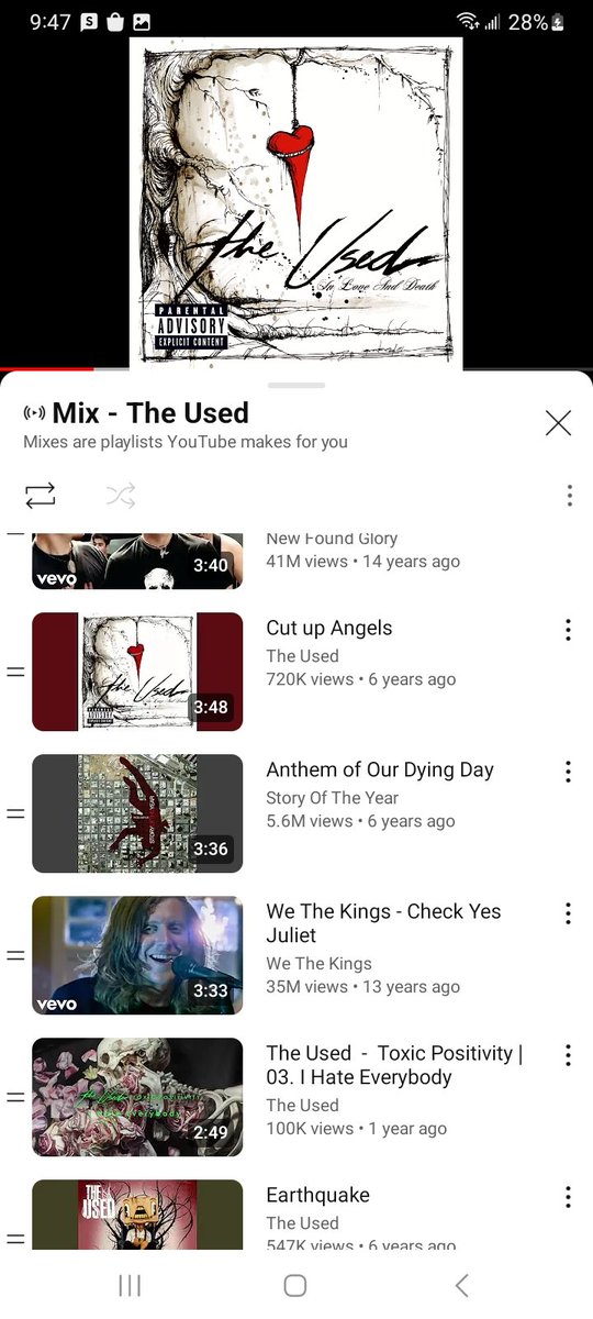 samblette's tweet photo. @WeTheKings new song my https://t.co/NfR30iYjUJ but hey you got me going back to the good stuff @WeAreTheUsed welcome back https://t.co/t2H9Suo2UN
