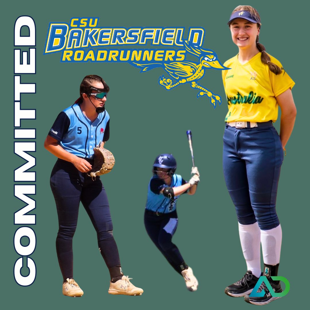 AD_0fficial's tweet photo. Congrats to Molly Gill for committing to your opportunity to attend and play softball for NCAA Div.1 program California State University Bakersfield! Congrats Coach O and the coaching staff at CSUB🥎 for securing Molly for Fall 2025!
@_mollygill @CSUB_Softball @CoachLettyO https://t.co/rCLwxyMSKN