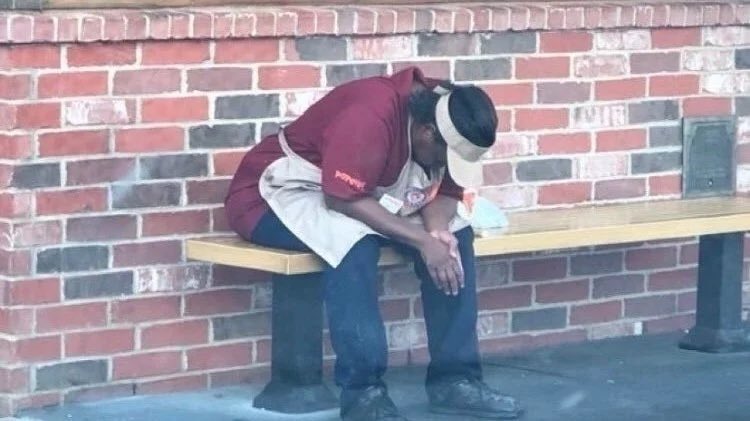 Joel Embiid after Jared McCain makes him do a Tik Tok dance after playing 40 minutes