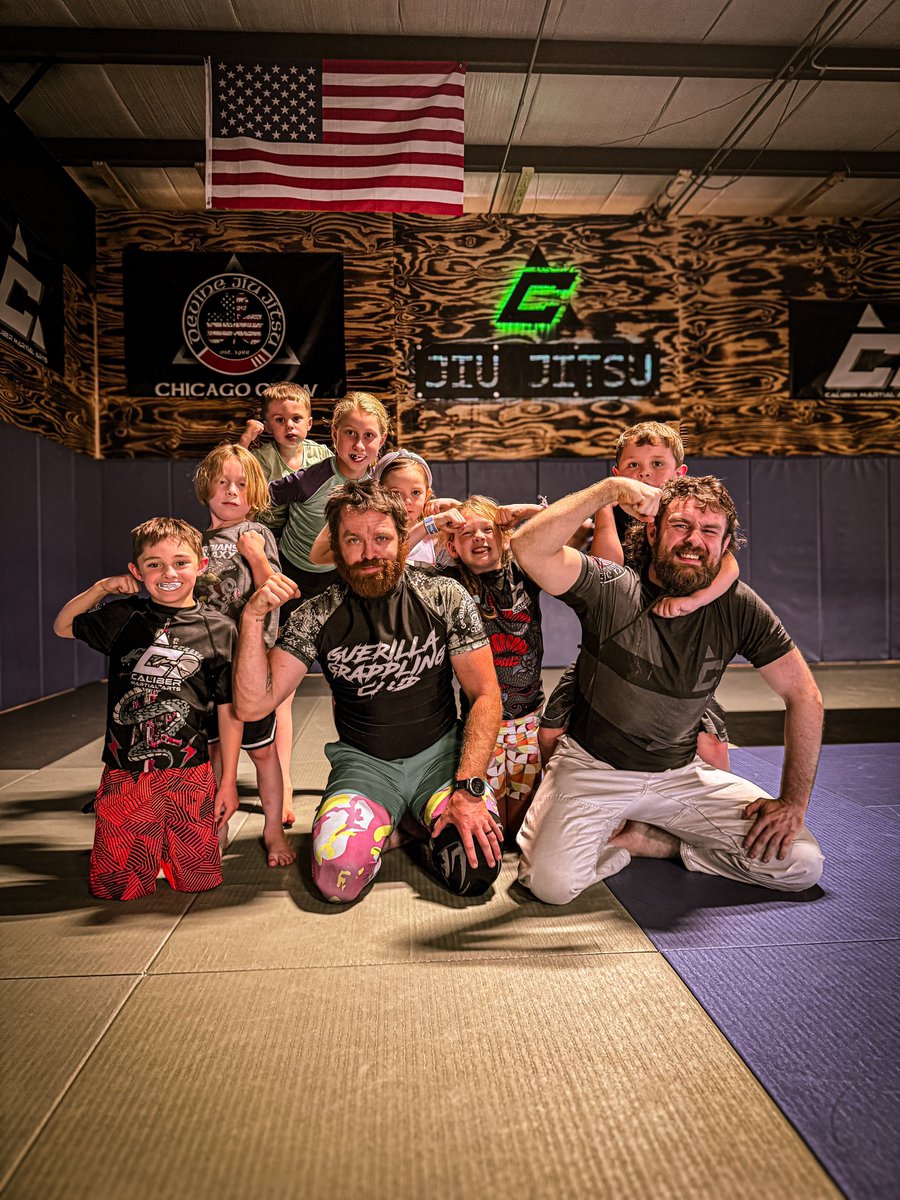 CaliberJiuJitsu's tweet photo. 📸 Moments like these are what it’s all about. Our kids’ class isn’t just about learning jiu-jitsu—it’s about building lifelong character skills and knowledge that they’ll carry with them forever. https://t.co/BbnvKidFmH