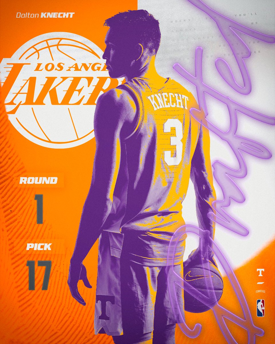 welcome to the #LakeShow 

DK selected by the 17x NBA champs