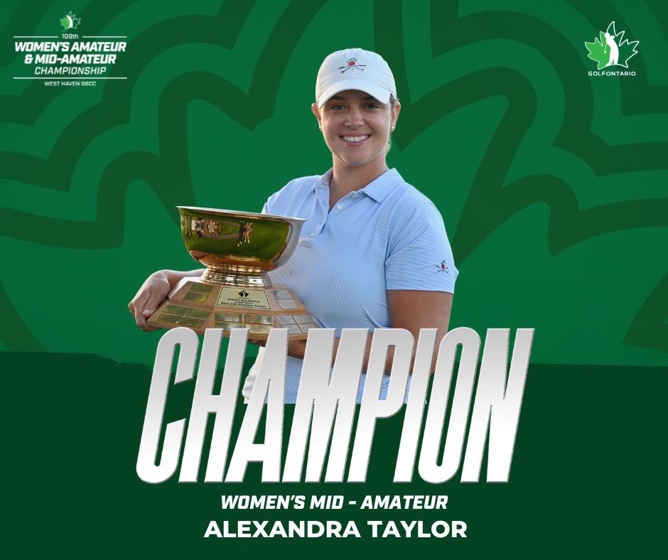 Our very own Alex Taylor takes home the 2024 Women’s Mid-Amateur Championship in an intense 1 hole playoff win!⛳️ 

For all the results, click here➡️ golfgenius.com/pages/10233880…