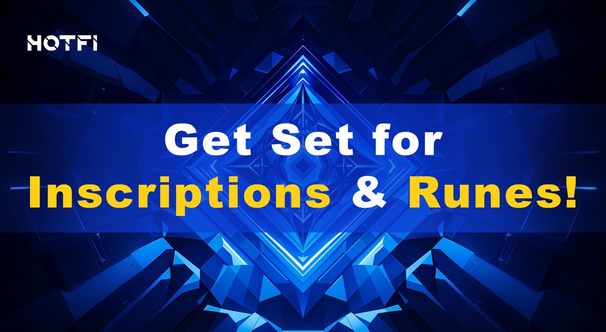 👑All you need is #Bitcoin, a wallet, and #HOTFI!

🎓Start your week right with the essentials for exploring #Inscriptions &amp; #Runes.

$HOTX #BRC20 #DeFi