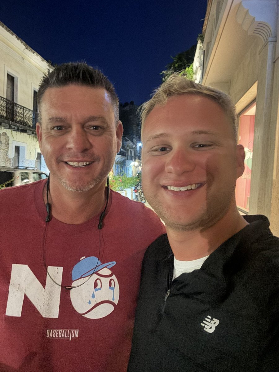 harrison_faulk's tweet photo. “Colleagues are a part of your professional  journey, but friends are a part of your life journey”

Couldn’t be more grateful to catch up with @Angels Assistant Pitching Coordinator, Derrin Ebert. One of my best friends and mentors in baseball. https://t.co/D0c6aqD65x