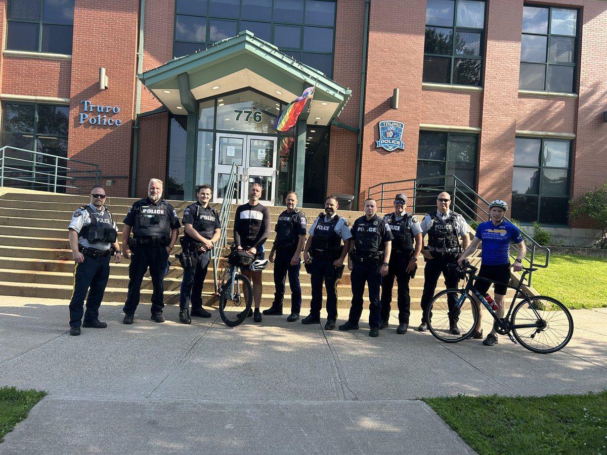 Day 52 Cross Canada. Moncton to Truro NS !!!!! Good bye New Brunswick ❤️ 

Nova Scotia did not disappoint !! Absolutely beautiful 👌

Thank You to RCMP (NB &amp; NS) for the fantastic support and guest riders today.

Also got to meet some terrific members from Amherst and Truro