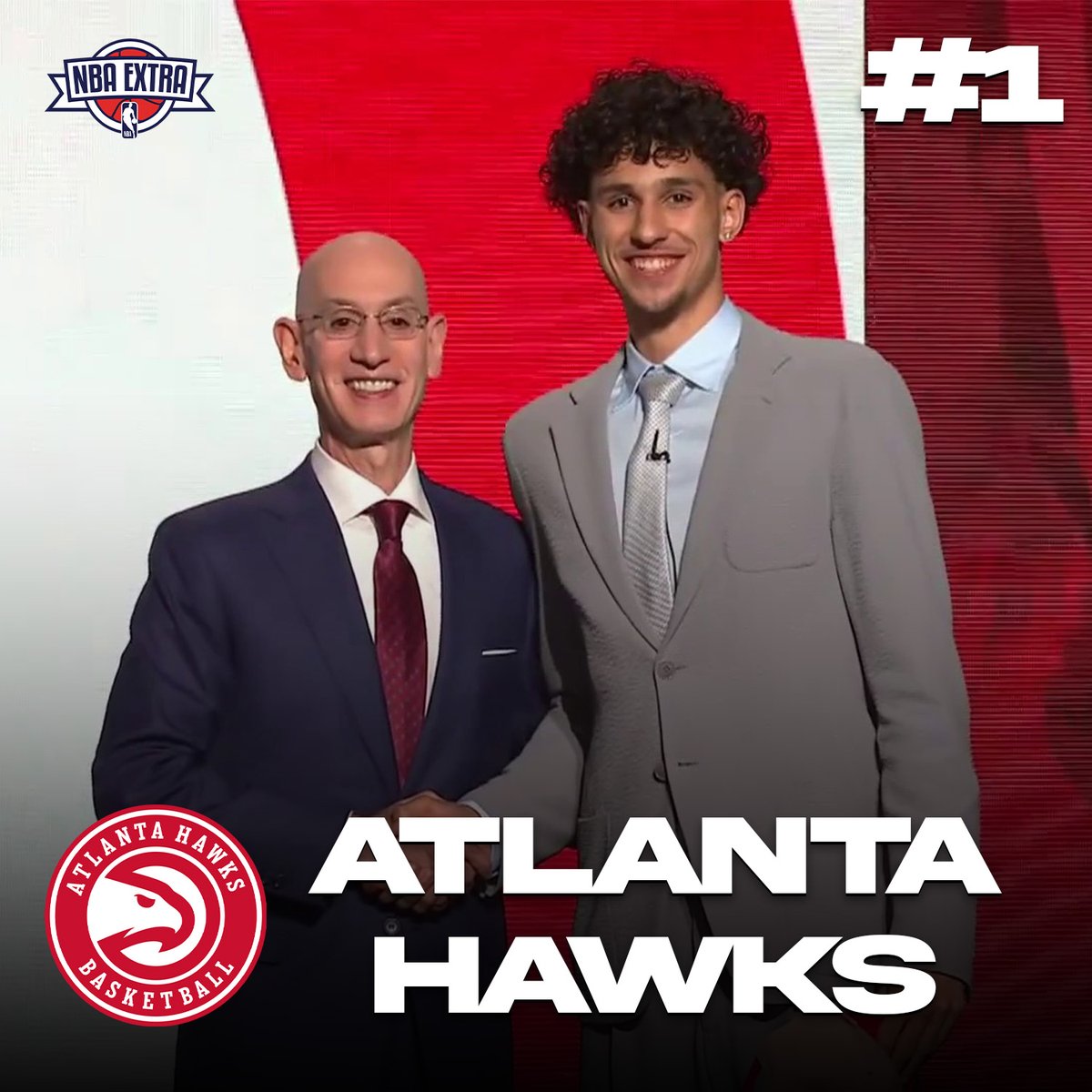 NBAextra's tweet photo. Trois Français dans le Top 10 d'une Draft NBA, pas mal non ? 😎🇫🇷

#NBAExtraDraft2024 #NBAExtra