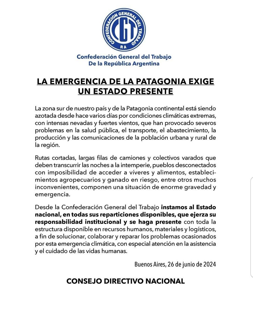 SEC DE INTERIOR CGT RA (@seccgt) on Twitter photo 