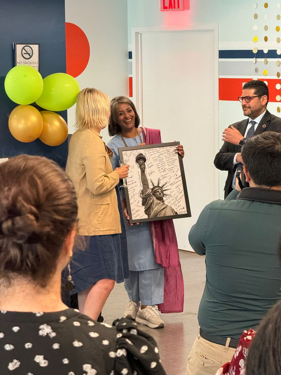 Walidbadawi's tweet photo. There comes a time when we must bid farewell to even our most cherished leaders. Today we celebrated @UlrikaModeer who will leave @UNDP to join @RodaKorset. The outpouring of tributes were clear, you made a huge impact, you touched us all deeply and we will never forget you! https://t.co/UhR3bORyq4