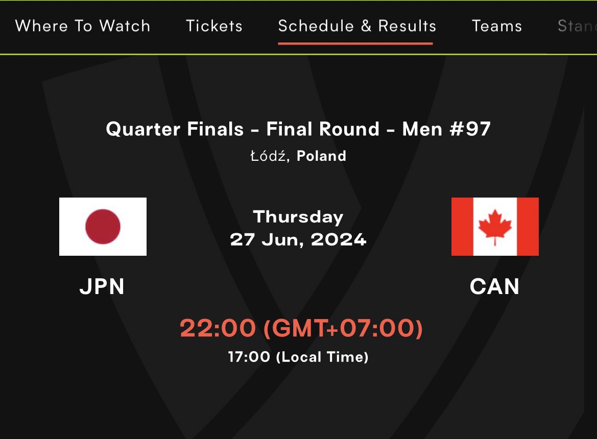 lalivb14's tweet photo. คืนนี้ #วอลเลย์บอลชาย ทีม🇯🇵มีแข่ง VNL2024 (quarter finals)

🇯���vs 🇨🇦 22.00 เวลาไทย

• อันดับโลกของ🇯🇵ตอนนี้WRอยู่ที่อันดับ 2
•เป้าหมายกัปตันยูกิคือเข้ารอบชิงเหรียญ 🥇🥈เพื่อให้ทีม🇯🇵ได้มีประสบการณ์ในการเล่นรอบชิงก่อนเข้าสู่การแข่งขันโอลิมปิคปารีส🇫🇷ในเดือนหน้า ✨ https://t.co/EYCI4TnPar