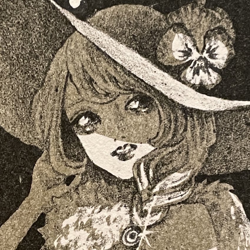 🐝🏵️ #リトグラフ #版画
