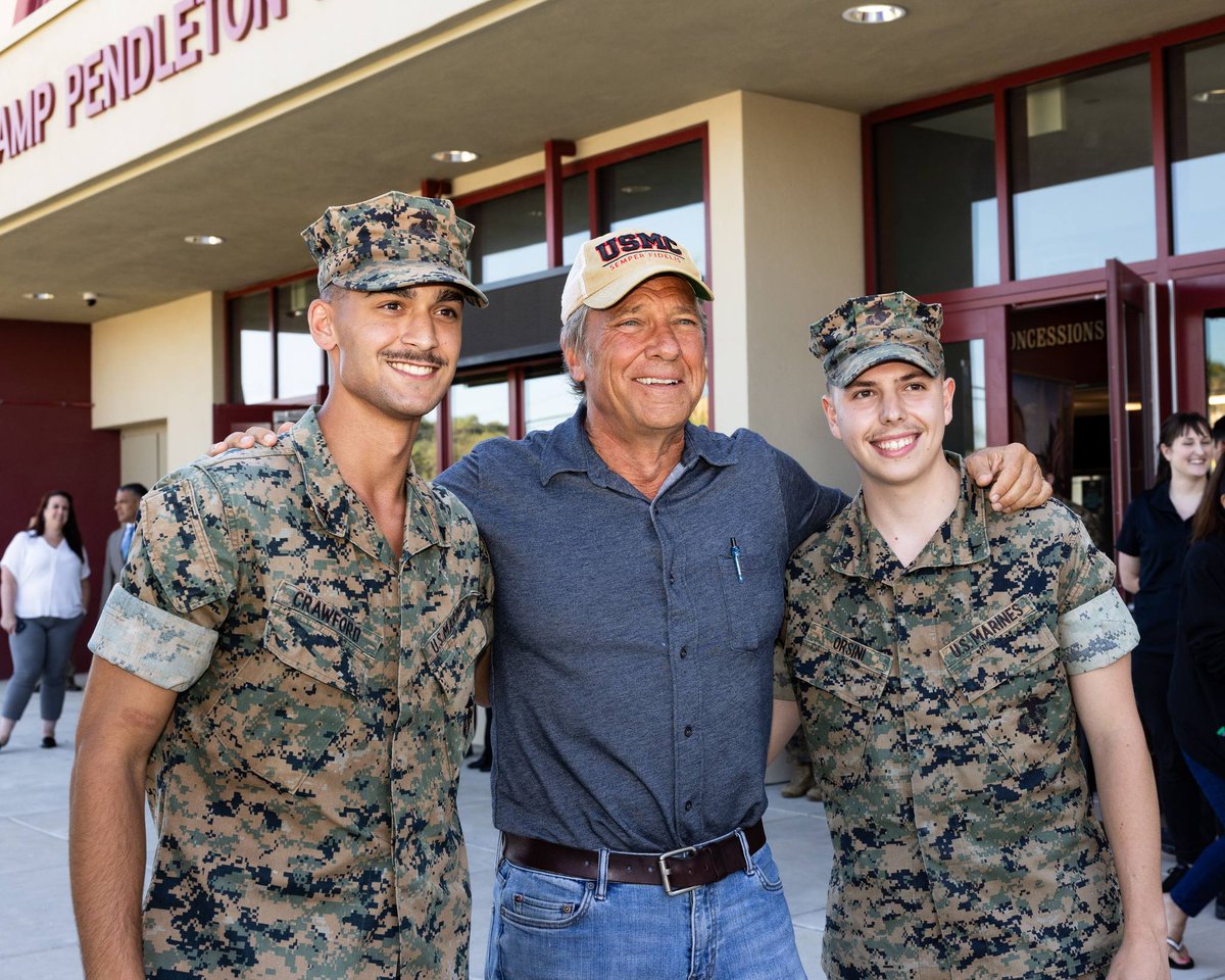 mikeroweworks's tweet photo. First of all, I want to thank everyone for your enduring patience as I continue to relentlessly plug the release of Something to Stand For, my shamelessly patriotic love-letter to America that appears in theaters nationwide this Thursday. I wanted to do something special for Independence Day, and this is it. Unfortunately, I suspect that many of you will be wondering if there’s anything left to stand for after this Thursday’s debate, which just happens to coincide with the release of this film.

Like you, I’m exhausted by the whole Bread and Circus dynamic, and really wish our media would demand from the candidates a few concrete solutions to the problems vexing so many today. Alas, I doubt that will come to pass. Might I suggest, in the wake of all the angst and foreboding that will surely follow this bit of Kabuki, that you find a theater with the good sense to present my modest little film, and see for yourself the evidence that proves there are still a few things we can all agree are worth standing for?

Also, I’d like to thank the hundreds of Marines and Sailors who came out to see an advance screening of Something to Stand For at Camp Pendleton last Monday. I suppose I could have held the premiere in Hollywood or New York, but really – why would I do that? The movie was shot almost entirely in Oklahoma, and features over 300 actors from that great state, all of whom helped me pay an honest tribute to the people who built our country, and to those who defend it today. I can’t imagine a better venue, or a finer audience, than the one I encountered a few days ago. A special thanks to all those who waited in line afterwards to say hello and grab a pic. I’m flattered, and in your debt.

As for the rest of you, you know what’s coming next. Go watch the trailer if you haven’t seen it and get your tickets here. https://t.co/RLT6Y1fQlZ 
 
And don’t let the debate get you down. Our house might be feeling a bit wobbly at the moment, but we're built on a solid foundation.