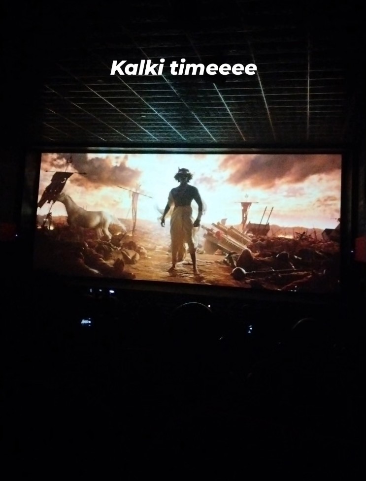 pimsd7's tweet photo. #BlockBusterKALKI 
Great visuals ..Kudos to @nagashwin7 thinking ..Indian mythological superheros sci fi movie....loved it https://t.co/u3HjExpiVb