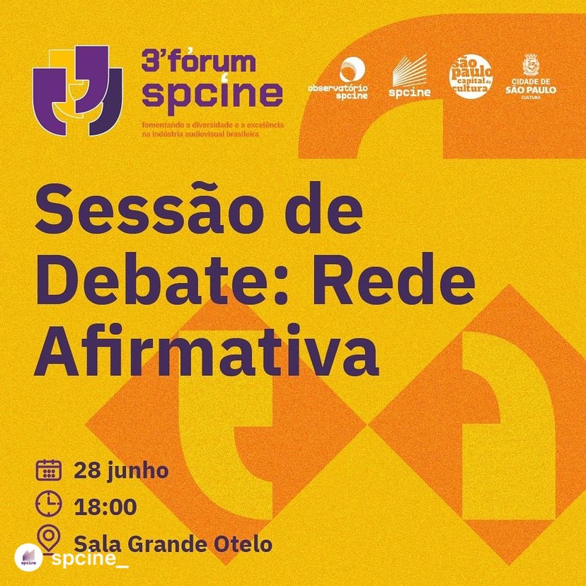 Recine12's tweet photo. Esperamos por vocês, sexta 28/06 às 18h00, na cinemateca de SP! ✊🏿🍀🔥

#SPcine 
#Redeafirmativa 
#Forum https://t.co/47gX9ullFA