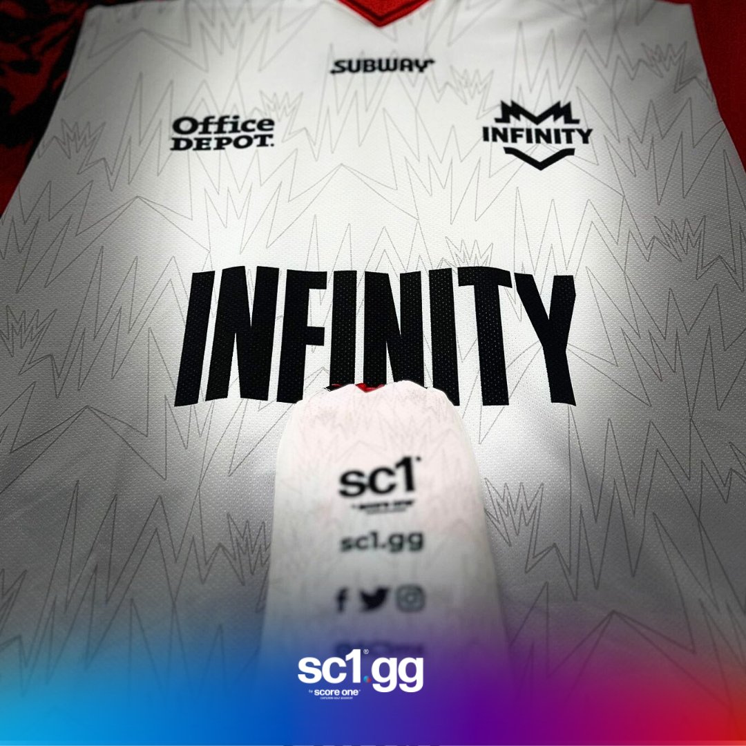 ¡ Ya están disponibles estas bellezas 😍 de <a href="/InFinitye_sport/">INFINITY 🚀</a> , consigue tu Jersey en sc1.gg ! 👕 ¿Cuál es tu versión favorita la blanca o negra?
.
.
.
#ThinkDifferent 🧠 #BeDifferent 🏆 #PlayDifferent 🎮 #SC1 👕