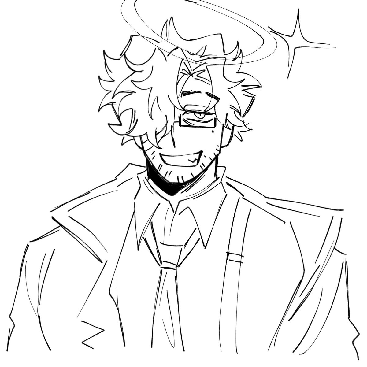 yinlanhlub's tweet image. been a minute since i drew this guy #eloquentcountenance #forcas