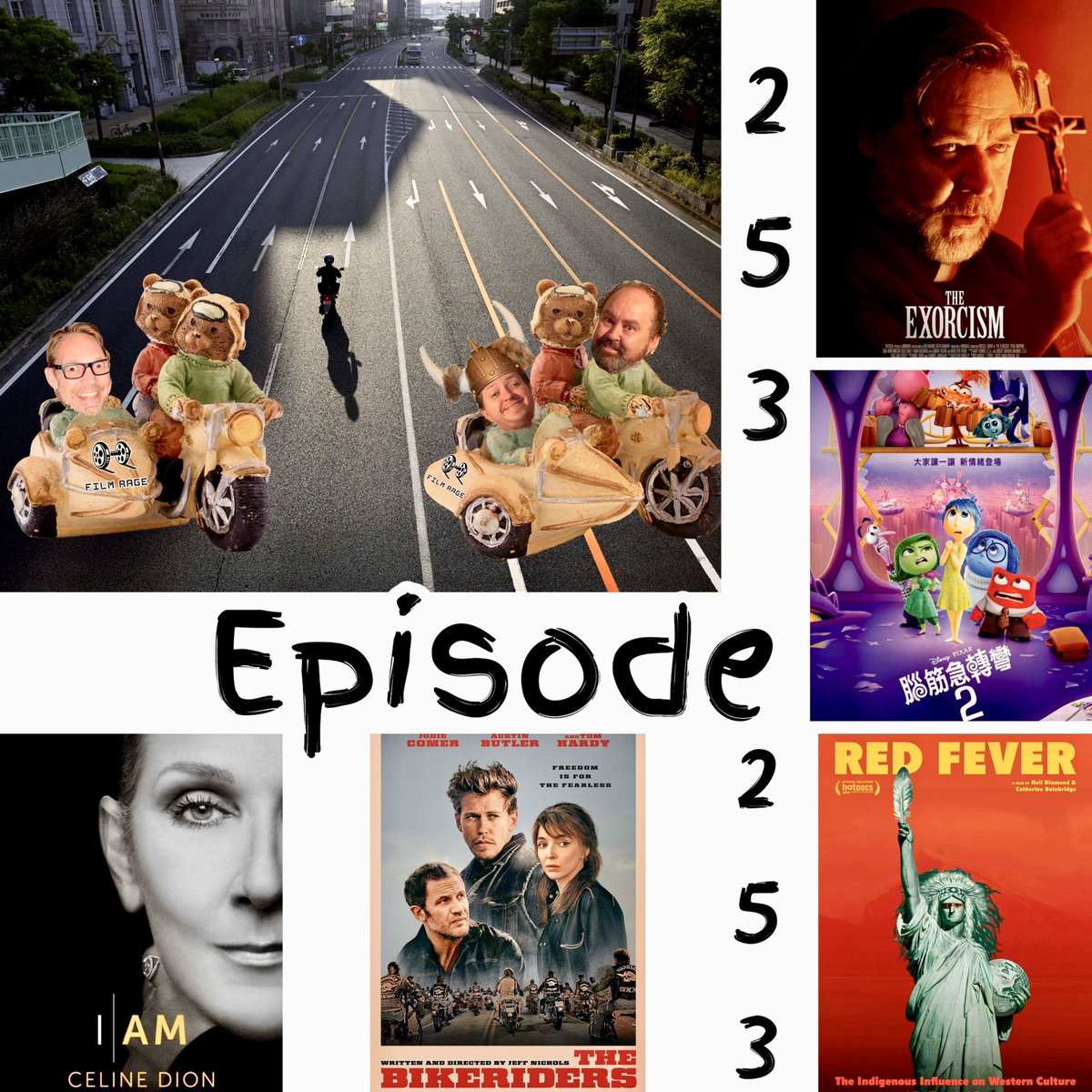 filmrageyyc's tweet photo. Ep 253 is #streaming #podcast
This week we breakdown #insideout2 #redfever #thebikeriders #theexorcism #iamcelinedion #samuraicop
Support us to see a terrible movie ๐๐ค
https://t.co/FZRuZNTDjq
๐คฌ๐
https://t.co/a3J1Aav7yt
๐ @Podbreed
https://t.co/di2t6HYiaB
#FilmX https://t.co/GOgXPXxw1I