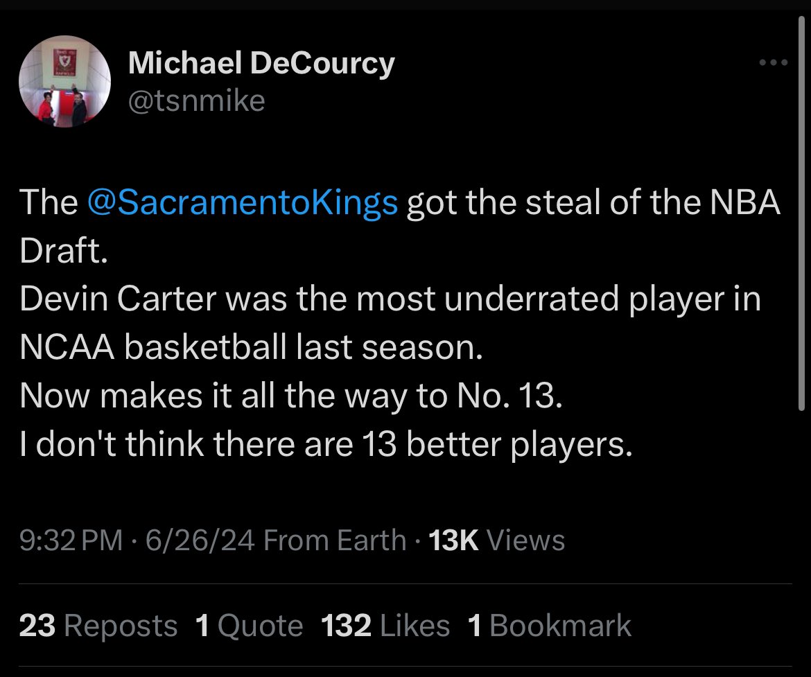 ProvBryars's tweet photo. @MattGeorgeSAC You’ll get it soon enough. #Mindset #pcbb #KingCarter #sacramento https://t.co/sDV7QfkNLk