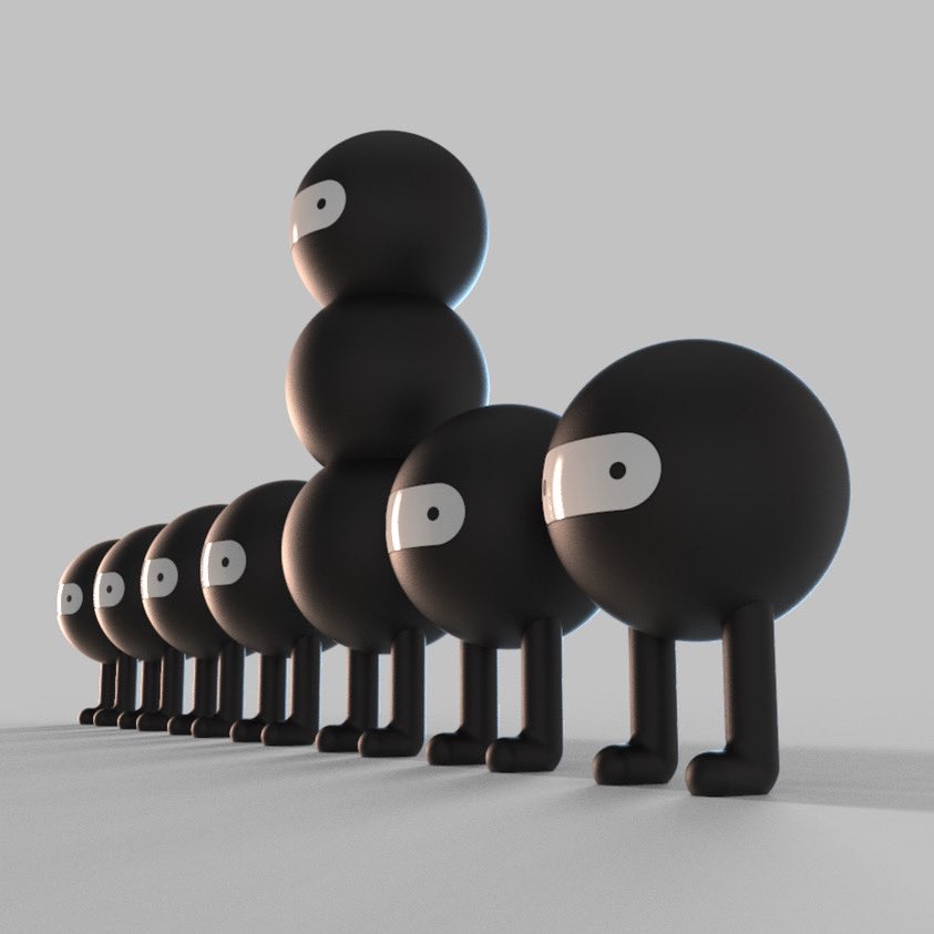 polynomialll's tweet photo. New project is coming soon, Monster are invading the world. #3d #characterdesign #monster #3dartwork https://t.co/JX31GV5Mf3