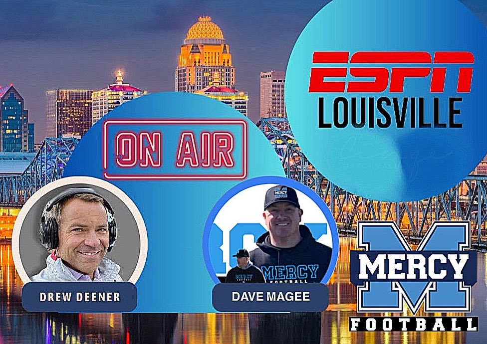 mercyathletics_'s tweet photo. Coach Magee added a stop to spread the word about Mercy Football. Early birds can listen in on his convo with Drew Deener and Mark Blankenbaker on 93.9 The Ville/ESPN 680 @ 8:20 tomorrow morning.

If you can’t listen live, check back here for a recording later this week!

#MPBTB https://t.co/3drZv1H8r8