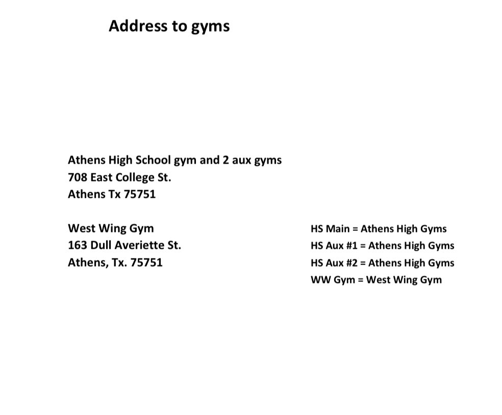 Sixers schedule for the <a href="/EastTexasHoops/">East Texas Hoops</a> One Day Tournament in Athens, TX this Saturday June 29th. Come out and support!!