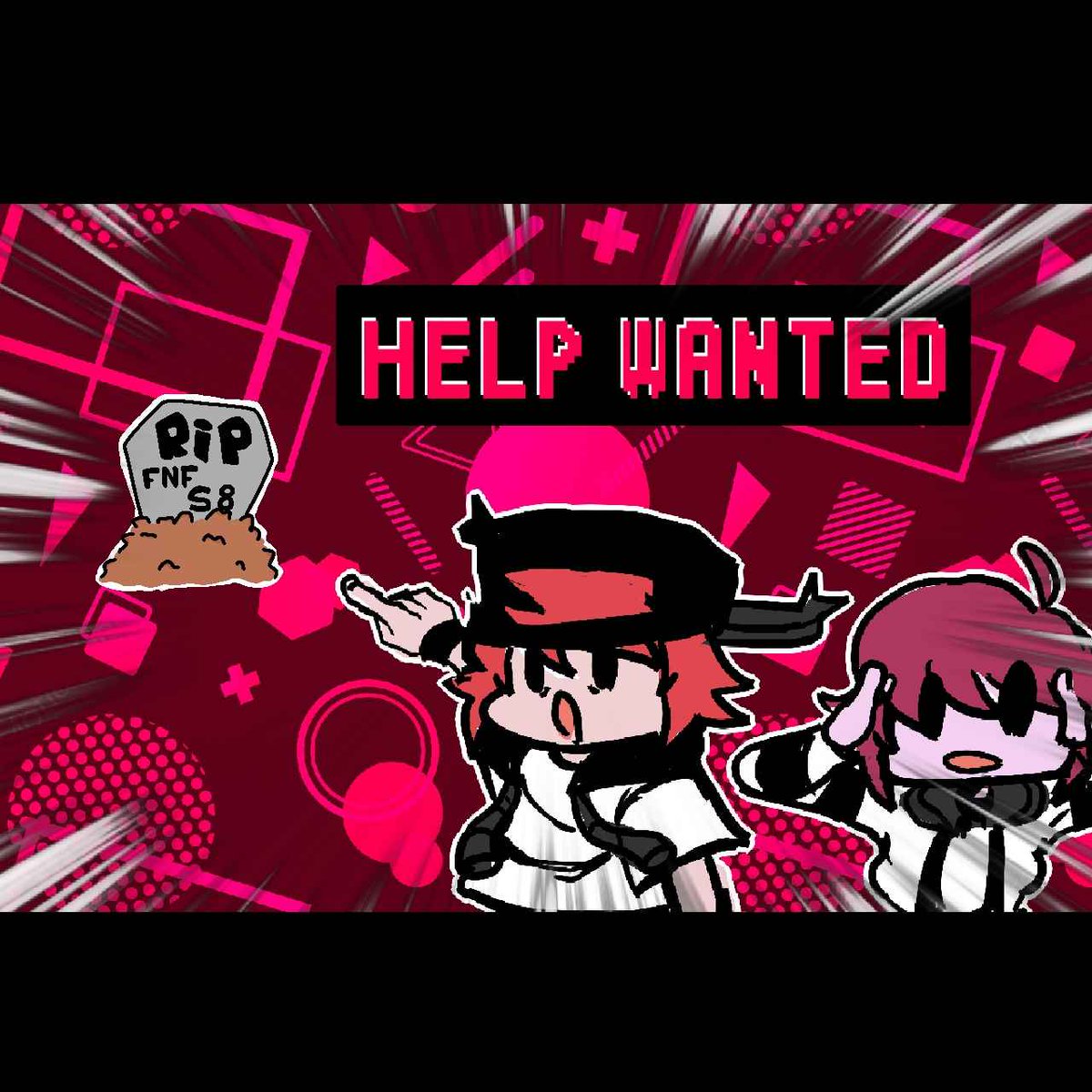 Friday Night Funkin S8 sides X HELP WANTED tweet media