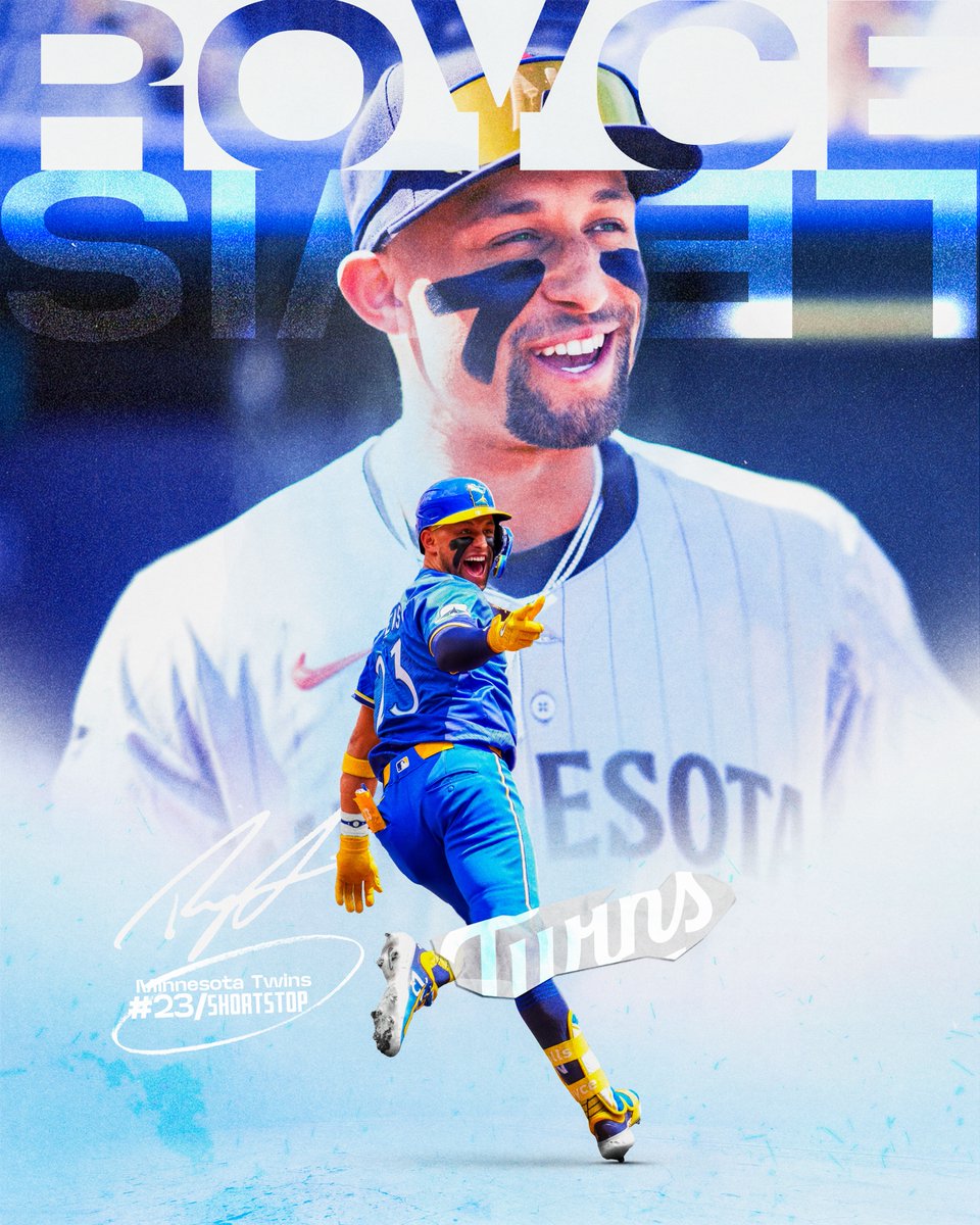 adamgonzdesign's tweet image. Royce Lewis is the man. #smsports #minnesotatwins #twins #twinsnation #mlb #mlbonfox #mlbtwitter #homerun #jonrones #minnesota @RoyceLewis3 @Twins