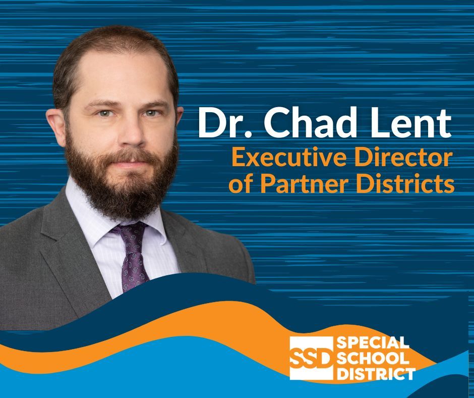 During the June 25 Board  meeting, Dr. Chad Lent was approved as the new executive director of partner districts.Most recently, Dr. Lent has served SSD as the special education director for Riverview Gardens School District. 

buff.ly/3VJzxbI