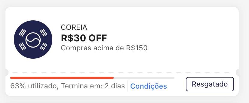 CuponsdaMih's tweet photo. 🚨 CUPOM COREIA ESGOTANDO

🇰🇷 R$30 off em compras de R$150

🎟 SÃO 3 CUPONS!! APROVEITEM!!

🔗 RESGATE AQUI: https://t.co/tS5YPxHfbm

✨ Sem risco de taxas ao chegar no Brasil ✨

🏃‍♀️ Pegando em álbuns kpop, papelaria, produtos k-beauty e etc https://t.co/tZZv1YssnP