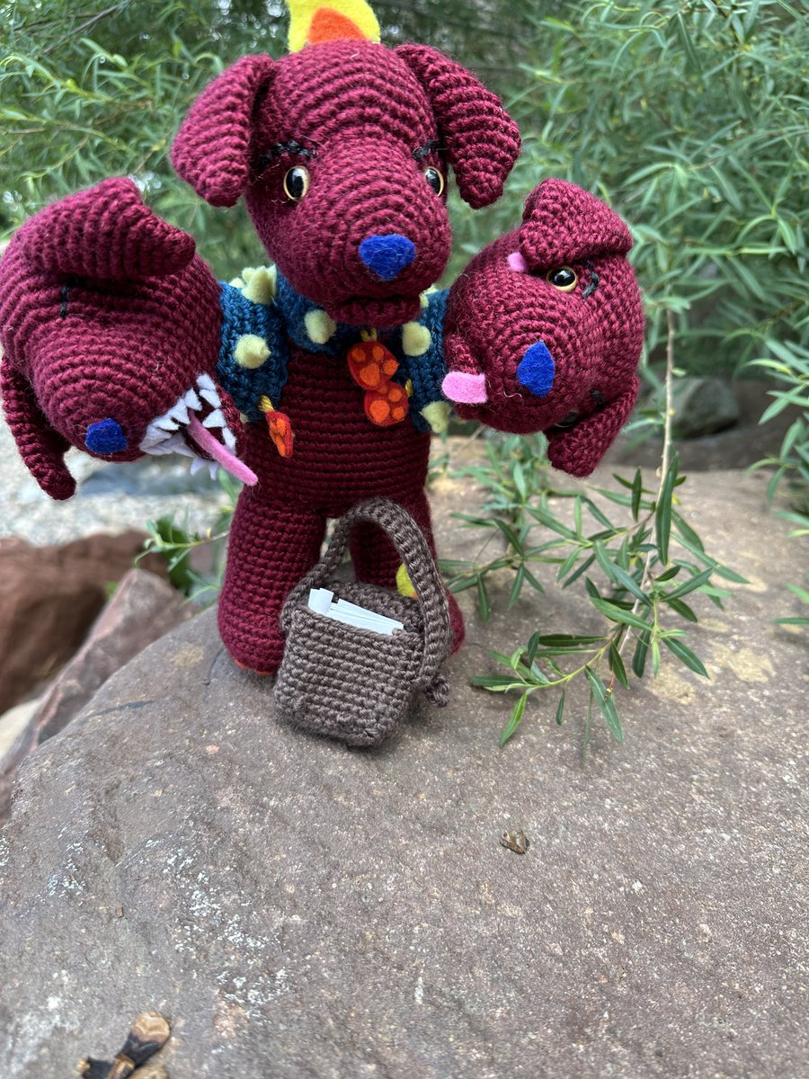 GREAT NEWS! Dog Dog N’ Dog went sniffing about the creek and FOUND THE BACKPACK!! Curiosity may have killed the cat, so thank whatever poetry deities there are that Dog Dog N’ Dog is already from hell.