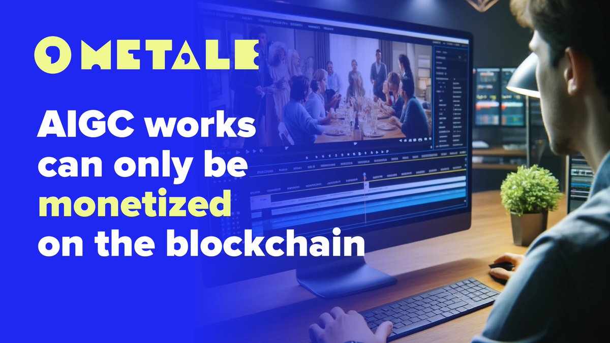 TaleX_chain's tweet image. Why decentralized content ecosystems are crucial in the #AI era:

🔴 Traditional streaming and publishing platforms block AI-generated content monetization.

🟡 Any content, including that produced by text-to-video tools like #Sora from @OpenAI, can be generated.

🟢