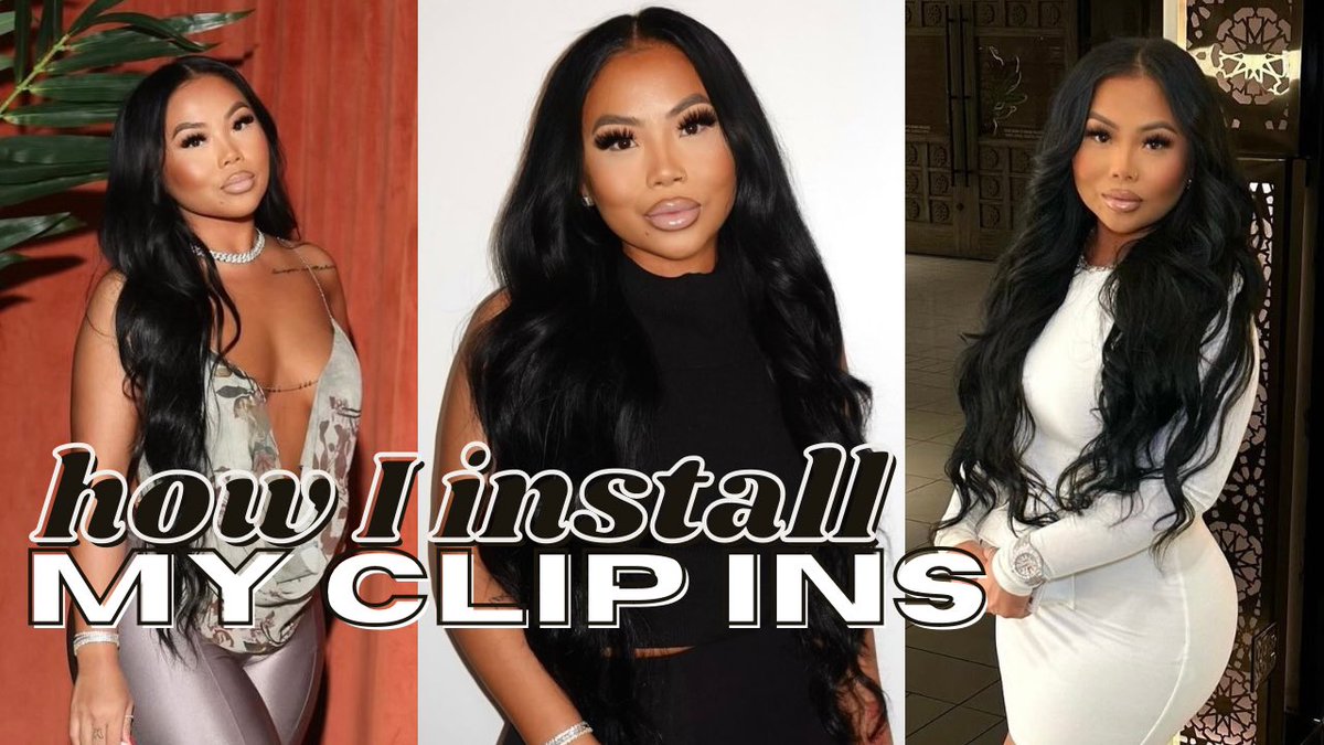 how I install my clip-ins, lasts up for a week, clip-in quick weave + more
youtu.be/7V87Gtkhwhg