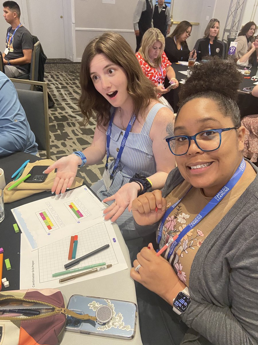 MsColeburn's tweet photo. I’m off my social game today, sorry @carnegielearn !! But I have learned so much more today about MATHia and excited to take home all this learned info home tomorrow night! https://t.co/954BaIs1oV