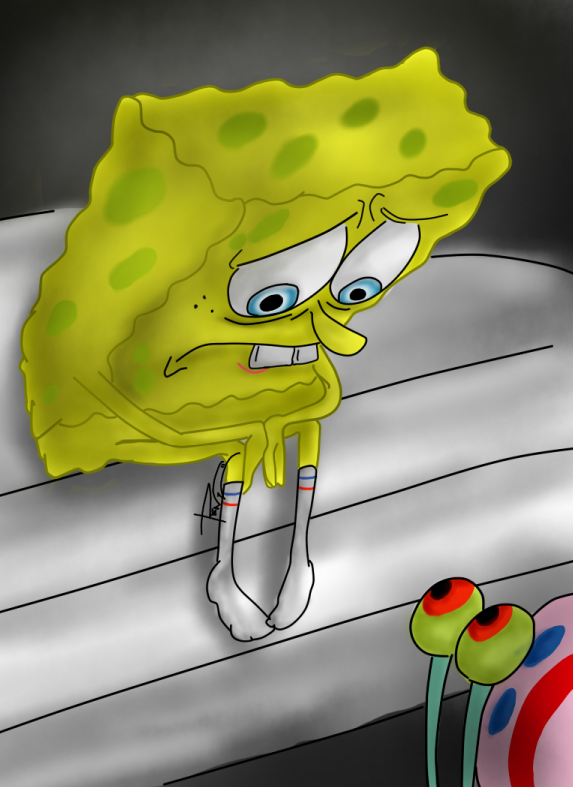 honk_goos's tweet photo. #LARRYISOVERPARTY i feel so bad for spongebob... larry, too far... https://t.co/yjsLGox45i