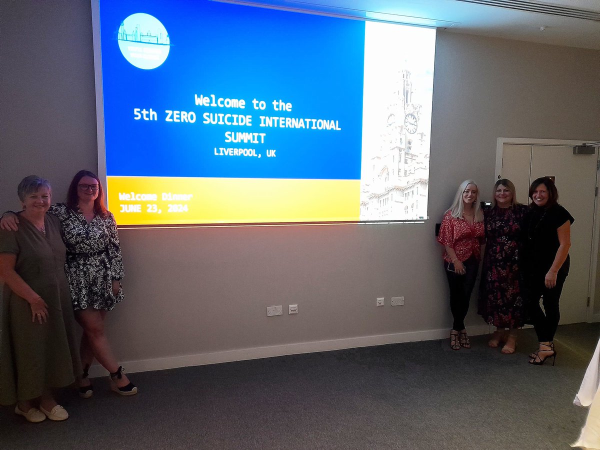 The Regional NI Towards Zero Suicide team had a great opportunity to attend the 5th Zero Suicide International Summit in Liverpool. We enjoyed making new international connections. Thanks for having us <a href="/Zer0Suicide/">Zero Suicide Alliance</a> #SuicidePrevention #compassionatecare <a href="/NualaCampbell11/">Nuala Campbell</a>