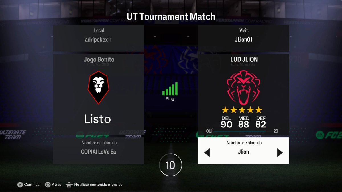 JLion01_'s tweet photo. Siempre lo mismo, ¿cuando pensáis hacer algo contra esta persona?

Es imposible jugar vuestros torneos si siempre son las mismas personas las que hacen el bug. Además que no sera nada difícil comprobarlo, siempre ‘ganan’ 3-0. 🤡

HACED ALGO YA

@PlayStationES @easportsfces https://t.co/AO0EHRKXGn