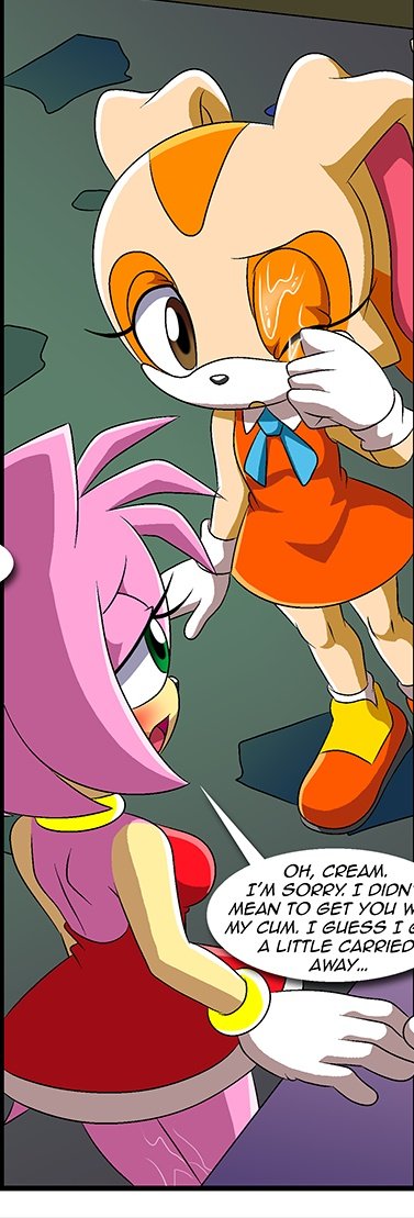 MobiusOut's tweet photo. Cream: Eww, Miss Amy, you just dumped me on me, it's so sticky.

Amy: It was a little jam, forgive me a lot.. Cream

#MobiusUnleashed #OutofContext #CreamTheRabbit #AmyRose https://t.co/ugWxjxRo2A
