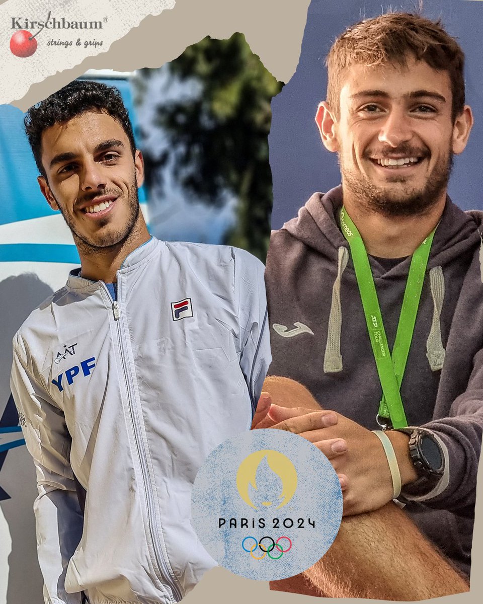 kirschbaumarg's tweet photo. Francisco Cerúndolo y Mariano Navone, del #TeamKirschbaum 🍒, son dos de los ocho tenistas argentinos 🇦🇷 que nos representarán en los Juegos Olímpicos de #Paris2024 🗼 ¡Qué orgullo! 🤍🩵🤍👏🏽
📷: @MarinaMarquez86 https://t.co/E6cmK4KG2K