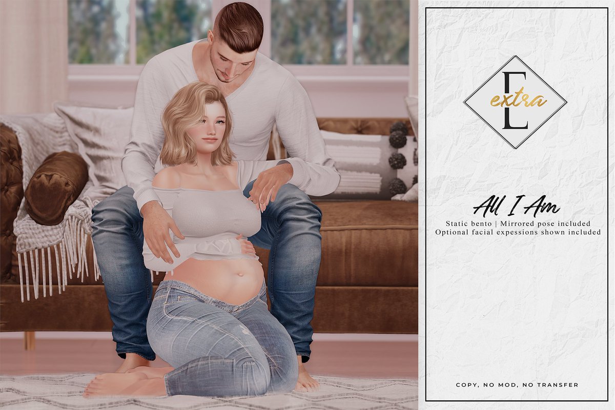 ExtraSL's tweet image. 𝗠𝗮𝗶𝗻𝘀𝘁𝗼𝗿𝗲 𝗡𝗲𝘄 𝗥𝗲𝗹𝗲𝗮𝘀𝗲!

Just a little new release for the mainstore! This set
includes optional facial expressions and mirrored
versions of the pose.

maps.secondlife.com/secondlife/Cro…