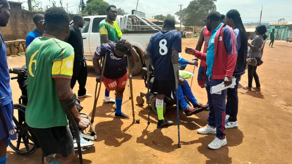 RuWCED's tweet photo. It was a beautiful Launch of the RuWCED Inclusive Football Tournament by the Bamenda Amputee Sports Club
#Sportforinclusion 
#Streetfootball 
#promotingsocialcohesion https://t.co/b6J5WsObs9