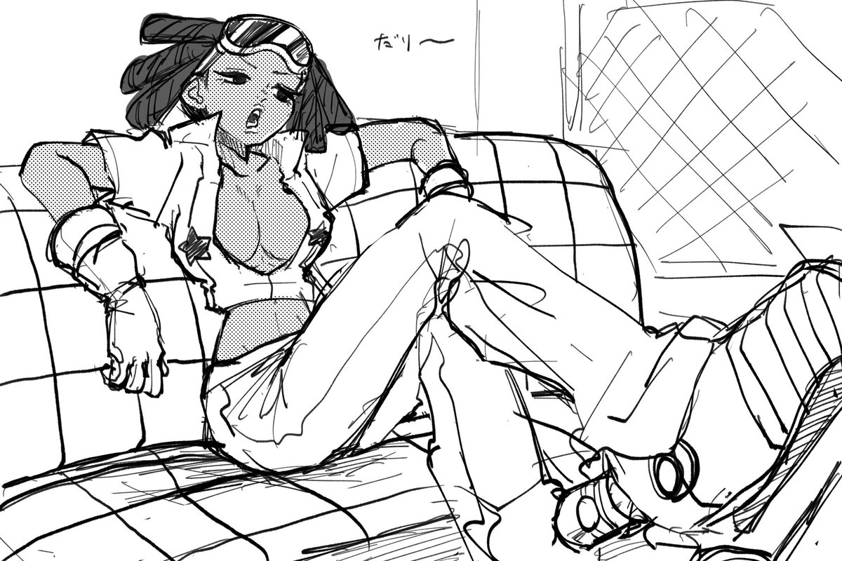 朝らくがき
#jetsetradio のシュガー