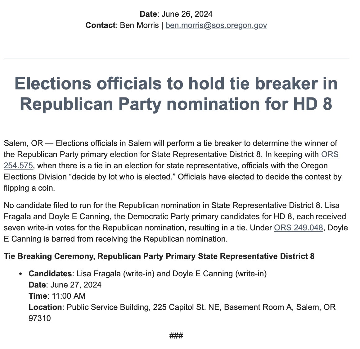 reaganknopp's tweet photo. Oregon politics is hilarious. #oprol https://t.co/zm4k6d9vHc