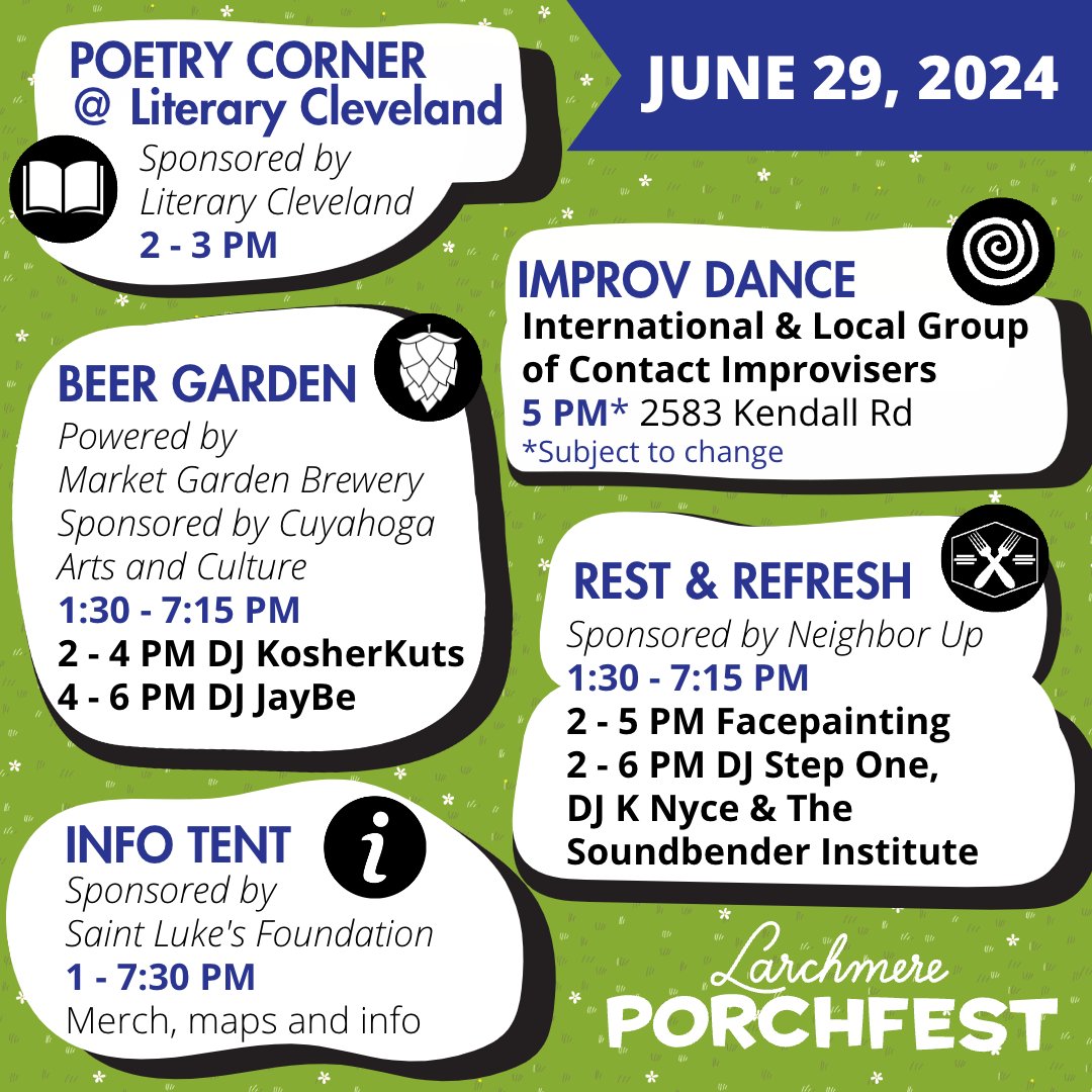 Larchmere PorchFest tweet media