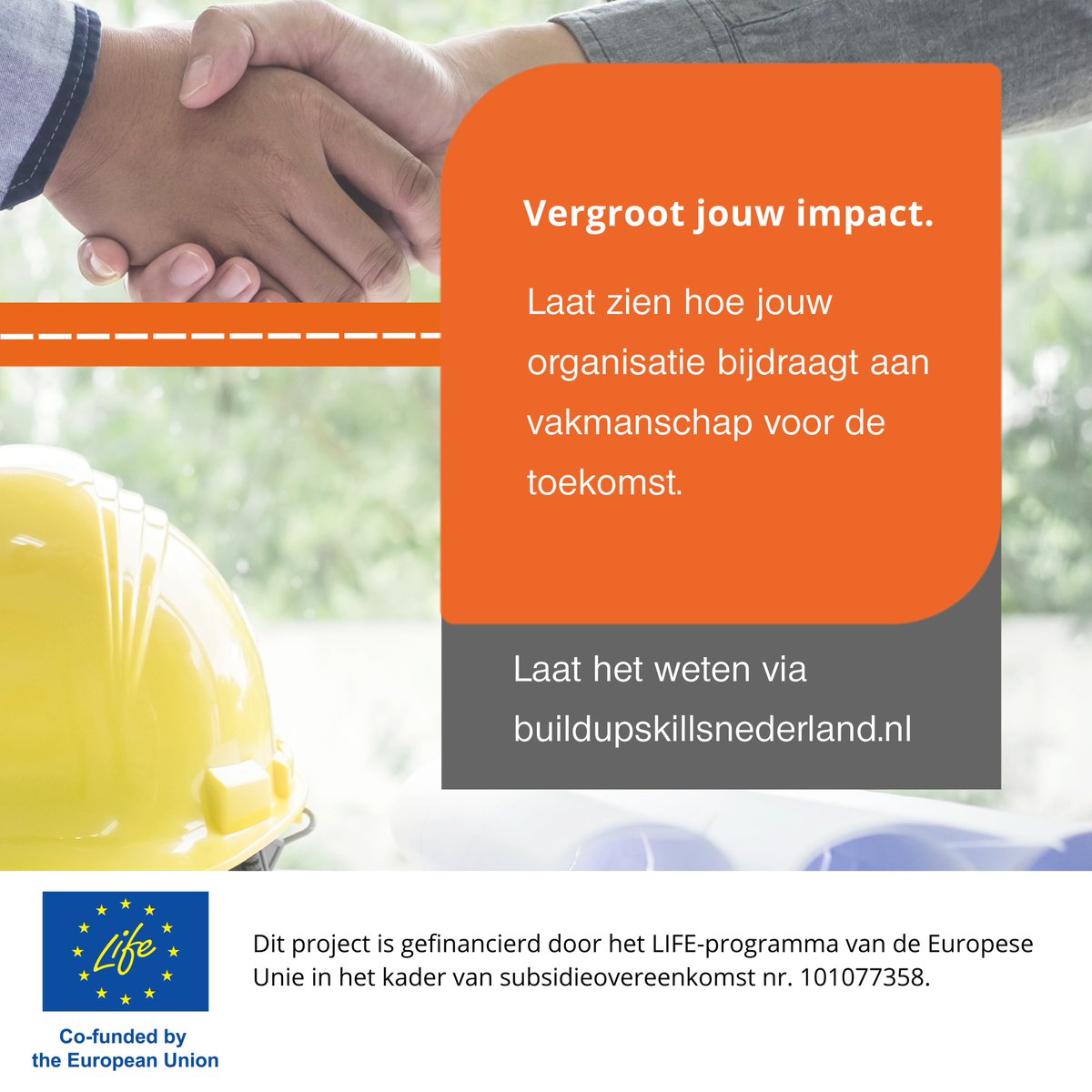Ben jij actief in de energie- en klimaattransitie van de gebouwde omgeving en wil je samenwerking met andere partijen opzoeken? 
 
📢Laat het ons weten via: lnkd.in/eekf75J7  

🔍Bekijk de actiepunten hier: buildupskillsnederland.nl/actielijn-same…