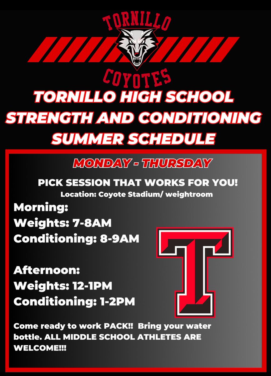 Tornillo Coyote Athletics (@athleticcoyotes) on Twitter photo Let’s Go PACK!!! #TISDPROUD <a href="/rvegab_TISD/">Rosy Vega-Barrio</a> <a href="/AOlvera_TISD/">Alejandro Olvera</a> <a href="/TornilloISD/">Tornillo I.S.D.</a> <a href="/CoachVega2/">Luis Vega</a> <a href="/Jdrh88Reyes/">Josue Daniel Reyes-Herrera</a> <a href="/BryanJoseph_80/">Bryan</a> Let’s Go PACK!!! #TISDPROUD <a href="/rvegab_TISD/">Rosy Vega-Barrio</a> <a href="/AOlvera_TISD/">Alejandro Olvera</a> <a href="/TornilloISD/">Tornillo I.S.D.</a> <a href="/CoachVega2/">Luis Vega</a> <a href="/Jdrh88Reyes/">Josue Daniel Reyes-Herrera</a> <a href="/BryanJoseph_80/">Bryan</a>