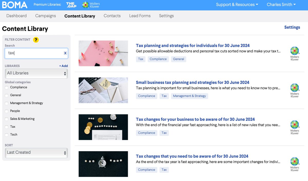BOMA, with Wolters Kluwer, has curated a selection of valuable articles in our content library to help you guide your small business clients through this critical EOFY period.

Learn More: bit.ly/4cFWRON

#bomamarketing #Accounting #TaxPlanning #ClientSupport
