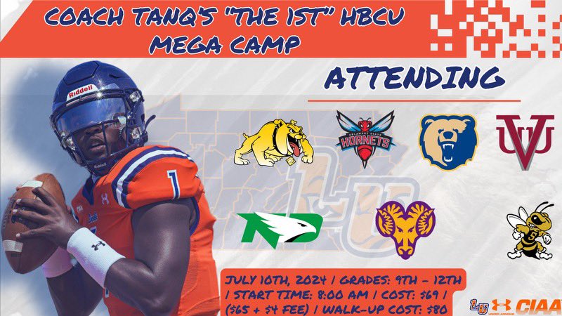 Nate Jones (@coach_natejones) on Twitter photo Excited to see <a href="/WvsuFootball/">WVSU Football</a> on July 10th!! Gonna be a great day π¦ #thelionway #HBCUFootball
register.ryzer.com/camp.cfm?sportβ¦ Excited to see <a href="/WvsuFootball/">WVSU Football</a> on July 10th!! Gonna be a great day π¦ #thelionway #HBCUFootball
register.ryzer.com/camp.cfm?sportβ¦