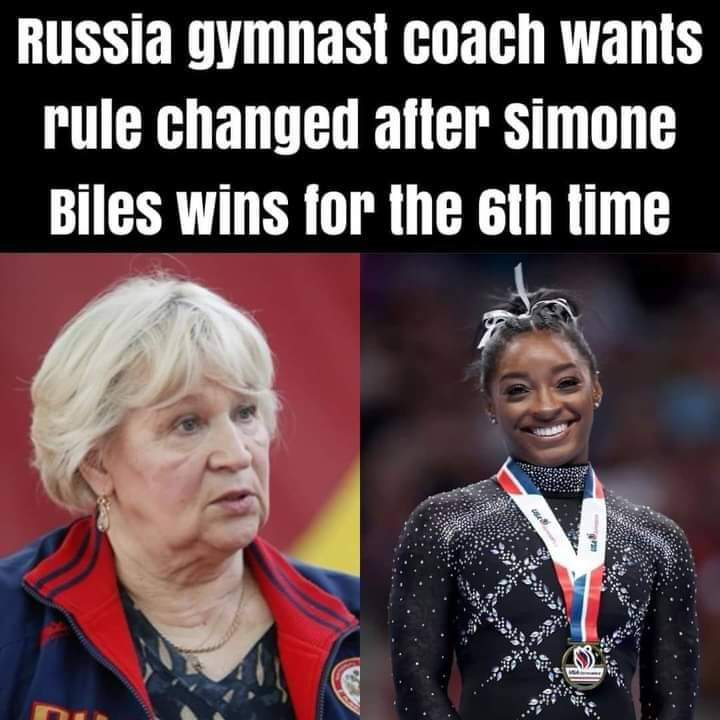 CLG98264897's tweet photo. Go sit your old racist ass down matter of fact have several seats.  Gymnastics has changed since the 1950s smh.. https://t.co/vYYhvZo5Jg